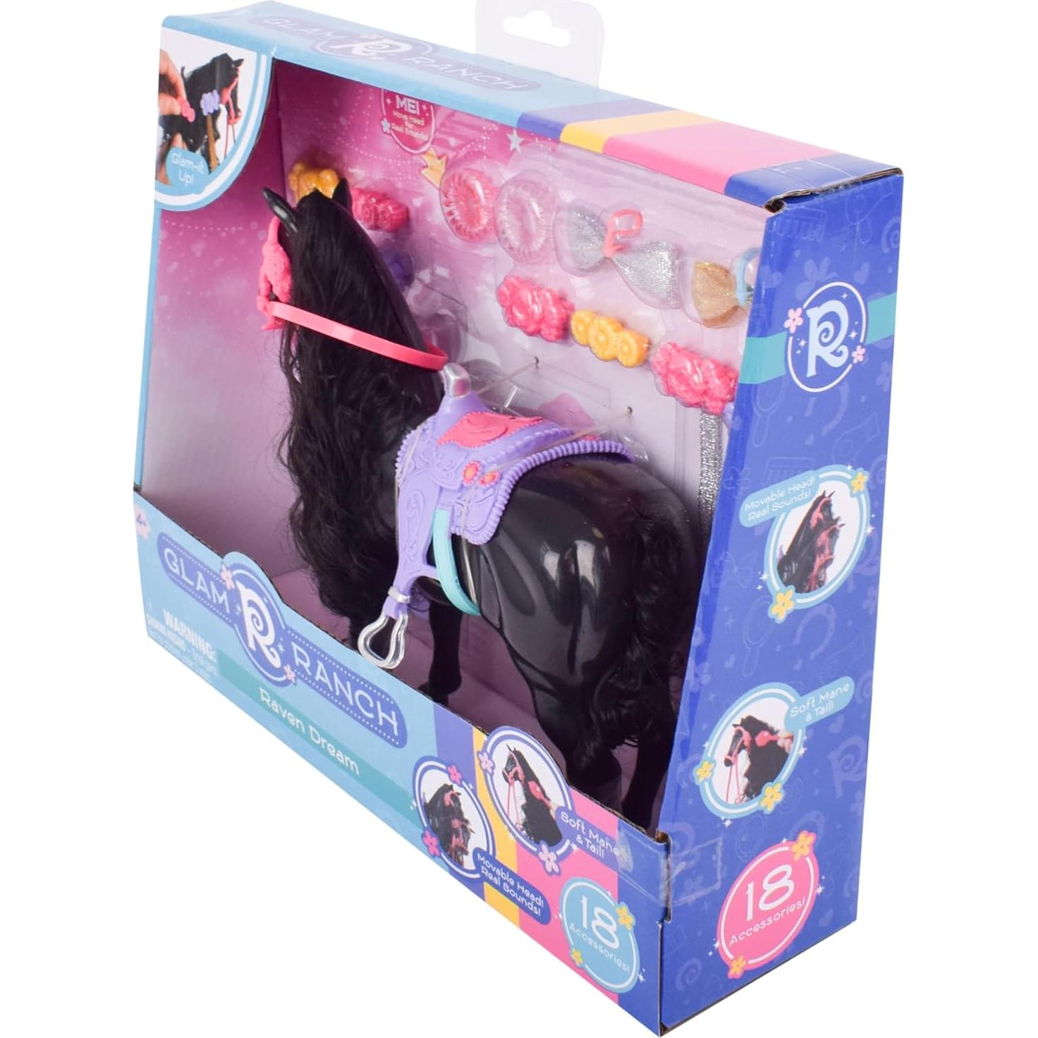 Juguete de Caballo Glam-R-Ranch Sunny Days 18 Piezas