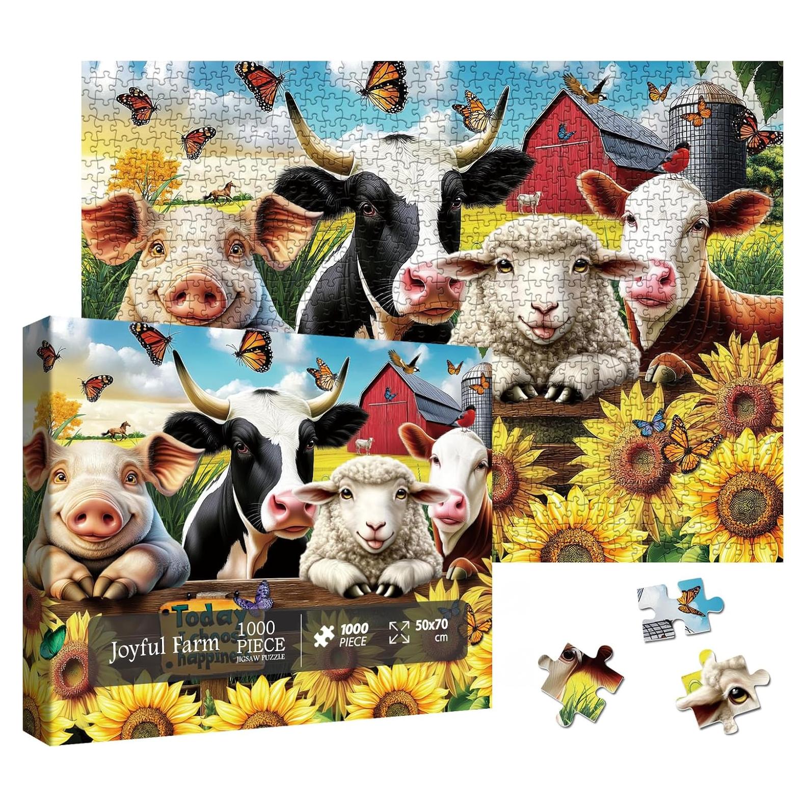 Rompecabezas de Granja 1000 Piezas Larkipuzz 70x50 cm