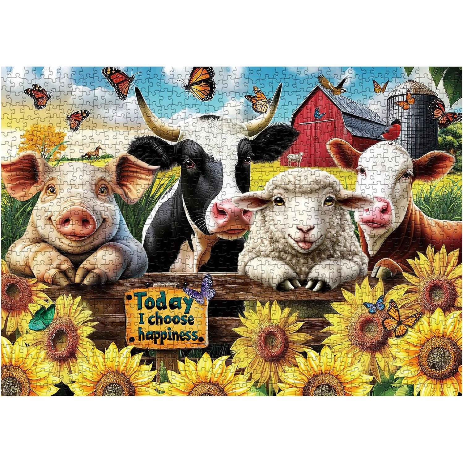 Rompecabezas de Granja 1000 Piezas Larkipuzz 70x50 cm