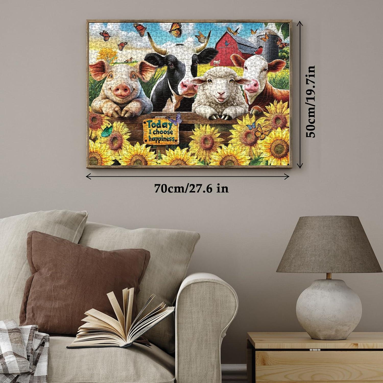 Rompecabezas de Granja 1000 Piezas Larkipuzz 70x50 cm