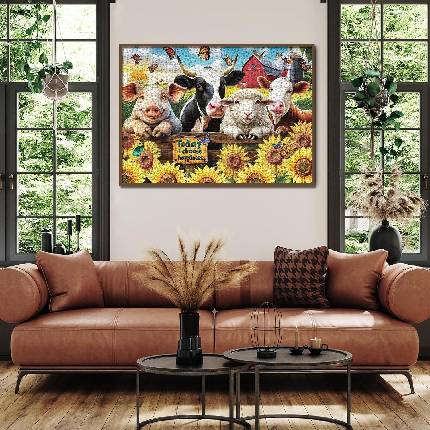 Rompecabezas de Granja 1000 Piezas Larkipuzz 70x50 cm