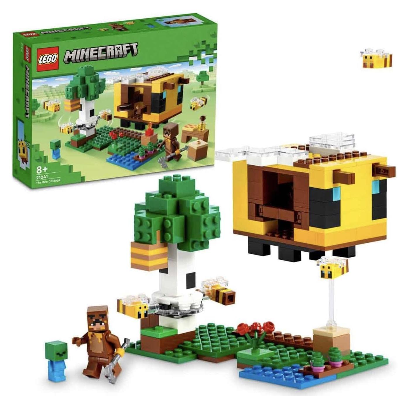 LEGO Minecraft Casa de Abejas 21241 Juguete de Construcción