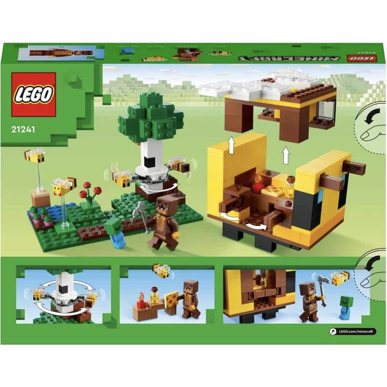LEGO Minecraft Casa de Abejas 21241 Juguete de Construcción