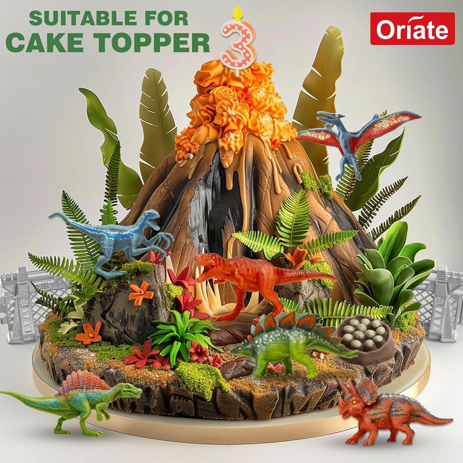 Conjunto de Dinosaurios Mini Oriate 12 Piezas 10 cm