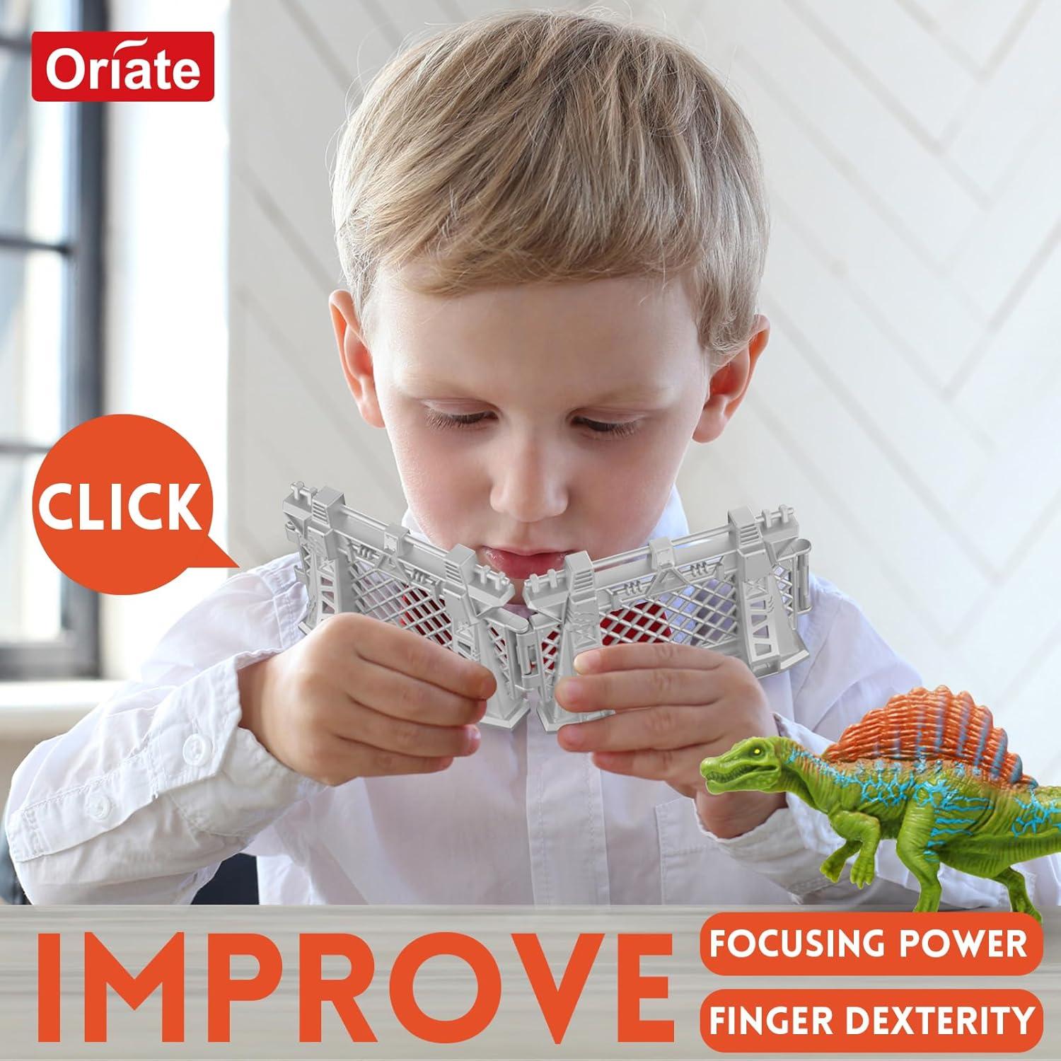 Conjunto de Dinosaurios Mini Oriate 12 Piezas 10 cm