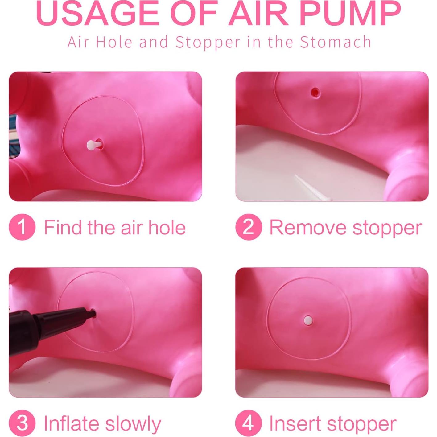 Caballo Saltarín Unicornio HotMax Rosa para Niños 1-4 Años