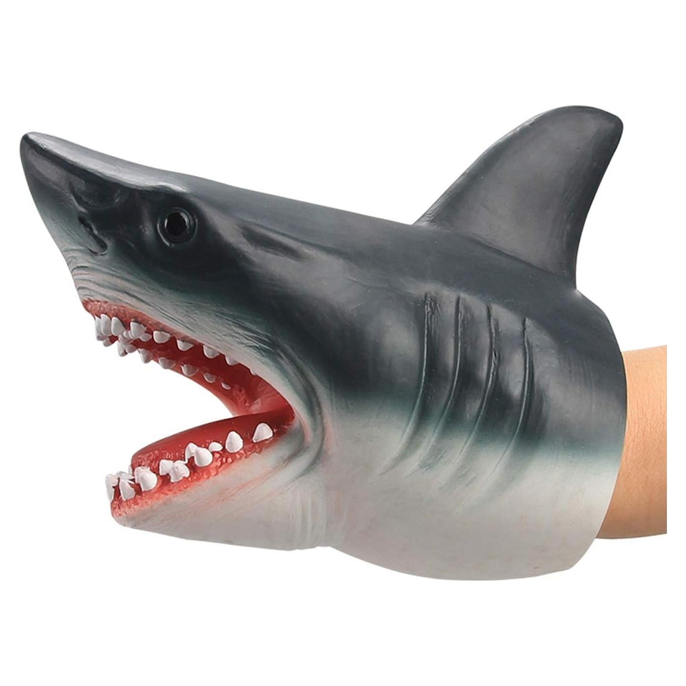 Títere de Mano Tiburón Gemini para Niños Juguete Realista