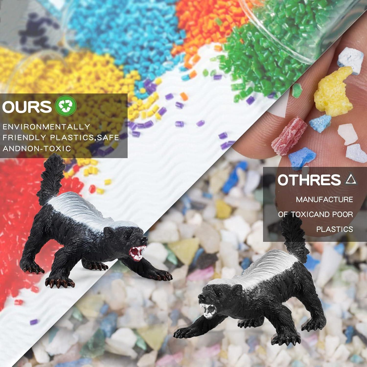 Conjunto de Figuritas de Tejón de Miel 3PCS BRETOYIN