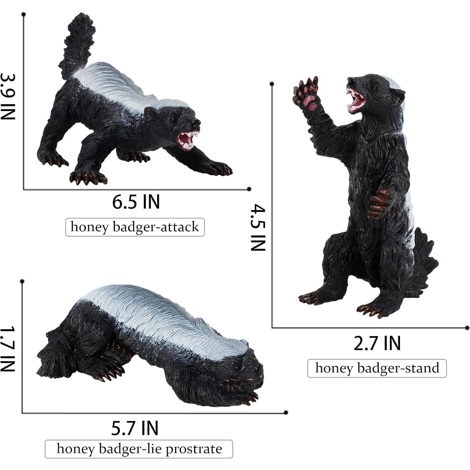 Conjunto de Figuritas de Tejón de Miel 3PCS BRETOYIN