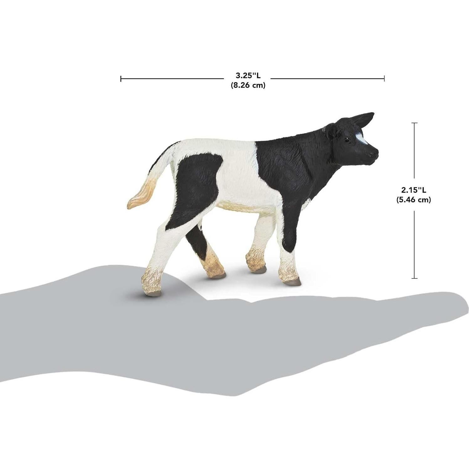 Figura Ternero Holstein Safari Ltd. 8,26 cm Juguete Educativo