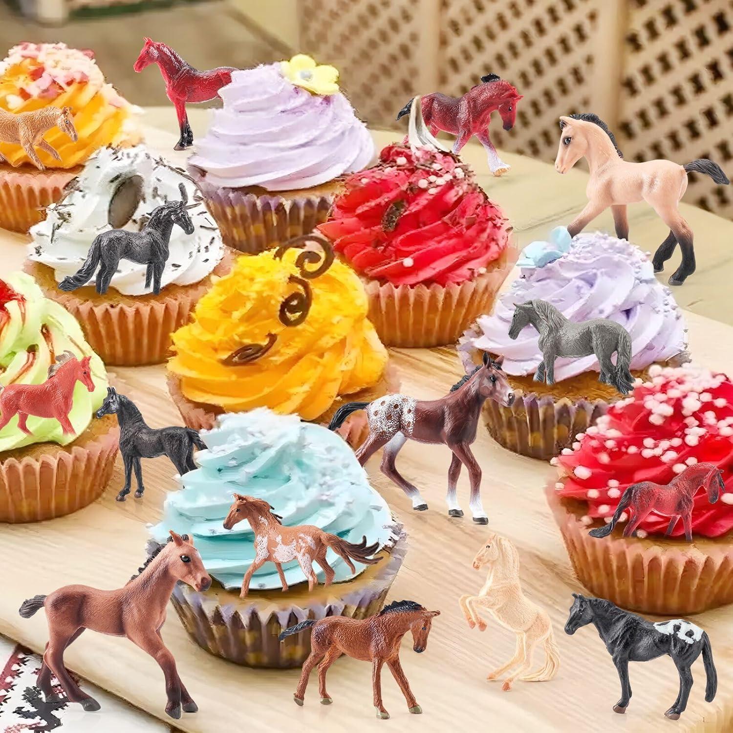 Set de 7 Figuras de Caballos Miniatura BRETOYIN Juguete