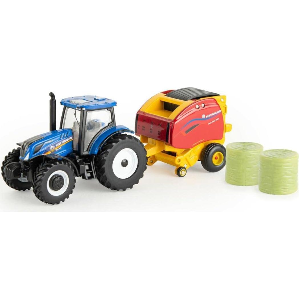 Conjunto Granja Lechera Camión 1:64 Tractor T6.165