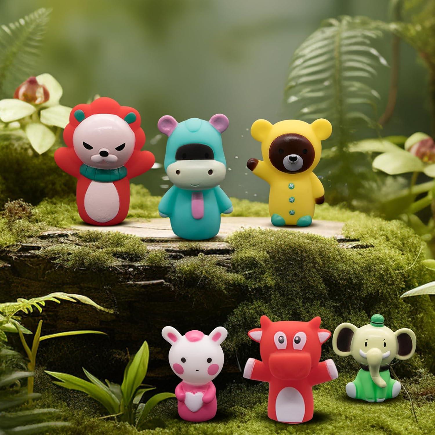 10 Títeres de Dedos de Animales de Granja Kiddisie