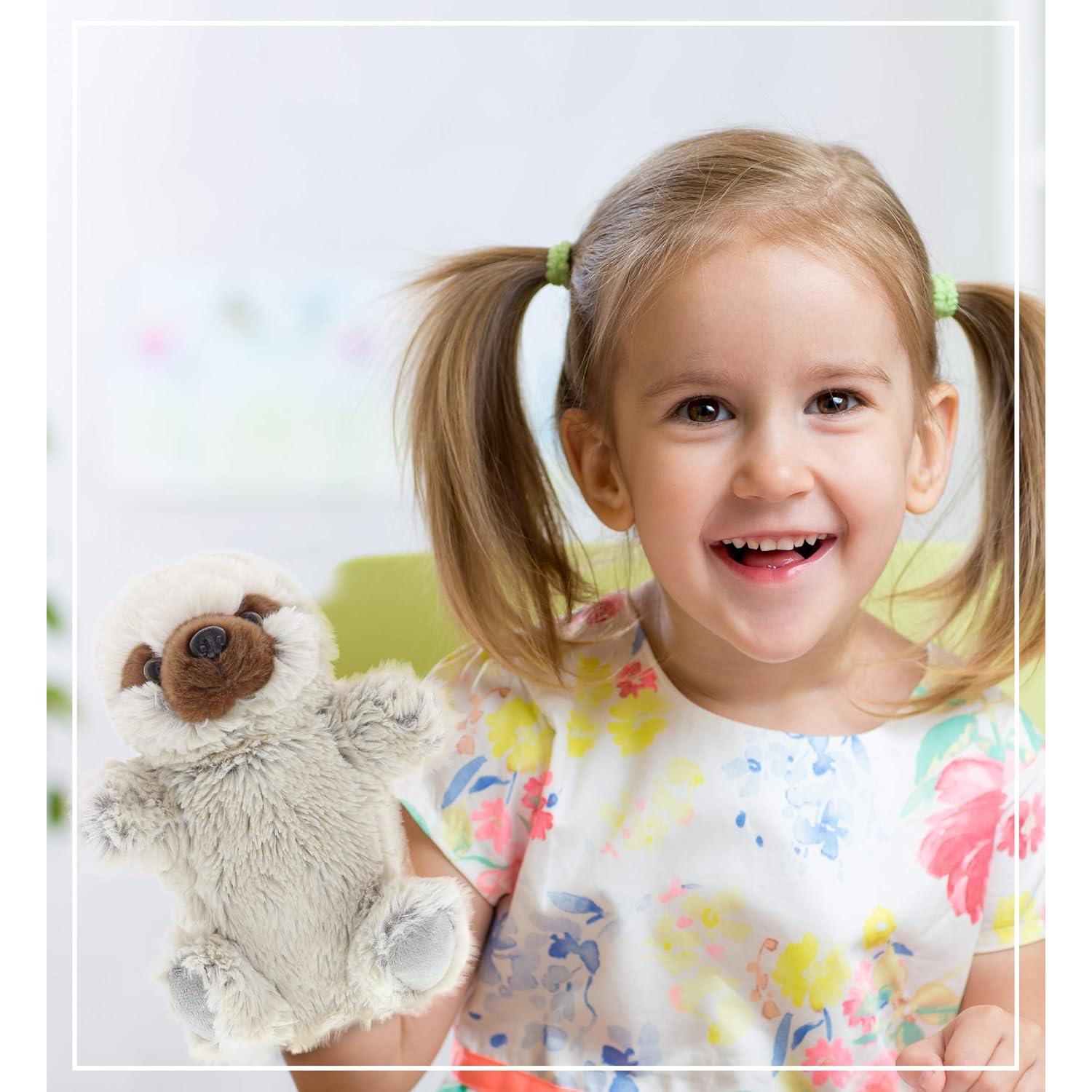 Títere de Peluche Perezoso DolliBu 24x15x10 cm Juguete