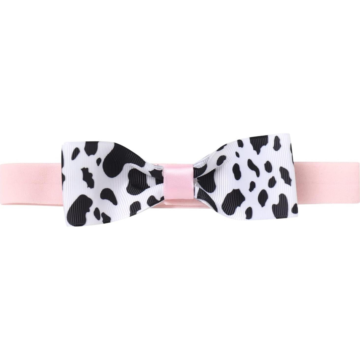 Conjunto de Cumpleaños Vaca para Niña 1-3 Años Tutu Diadema