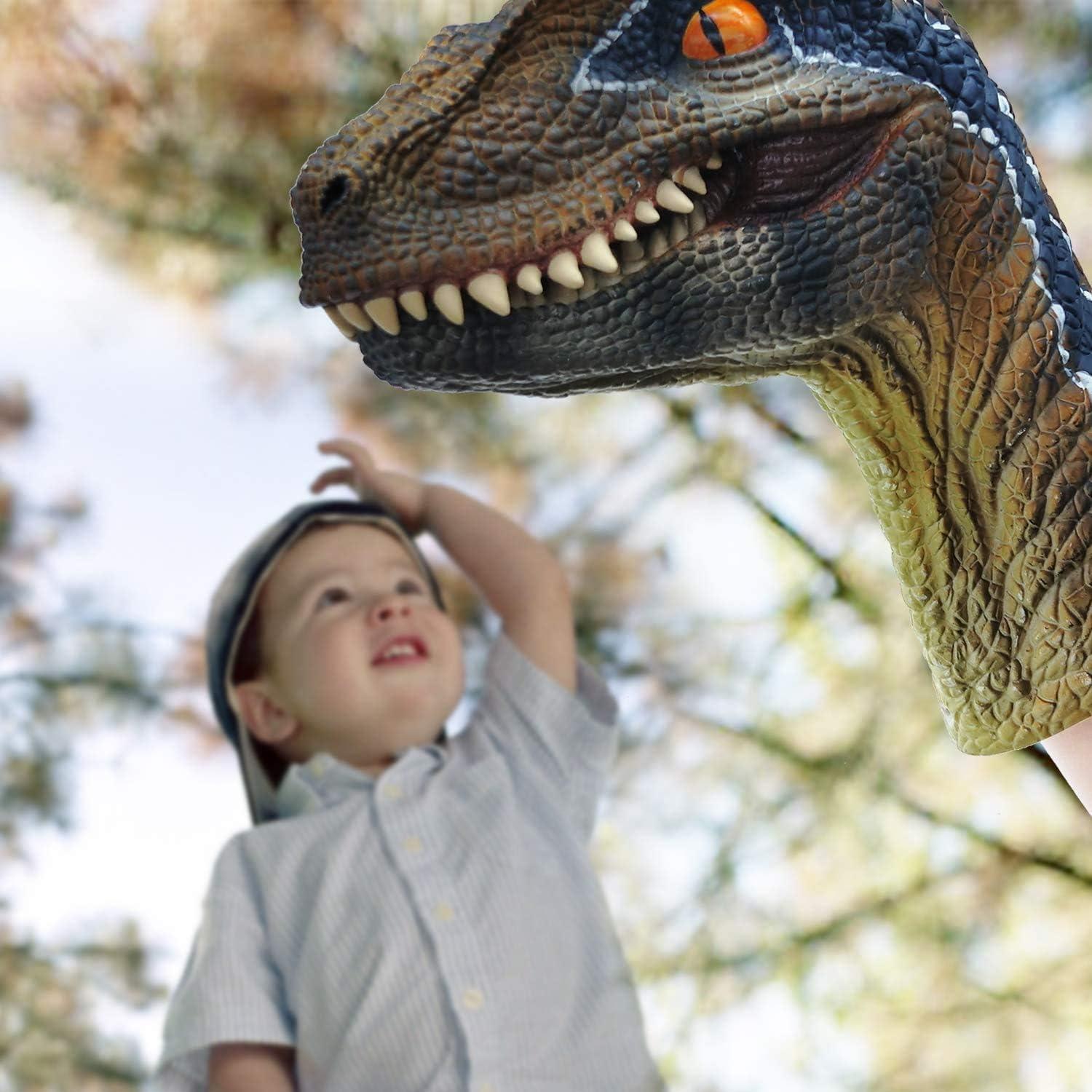 Set de Títeres de Mano Dinosaurios Tyrannosaurus y Velociraptor