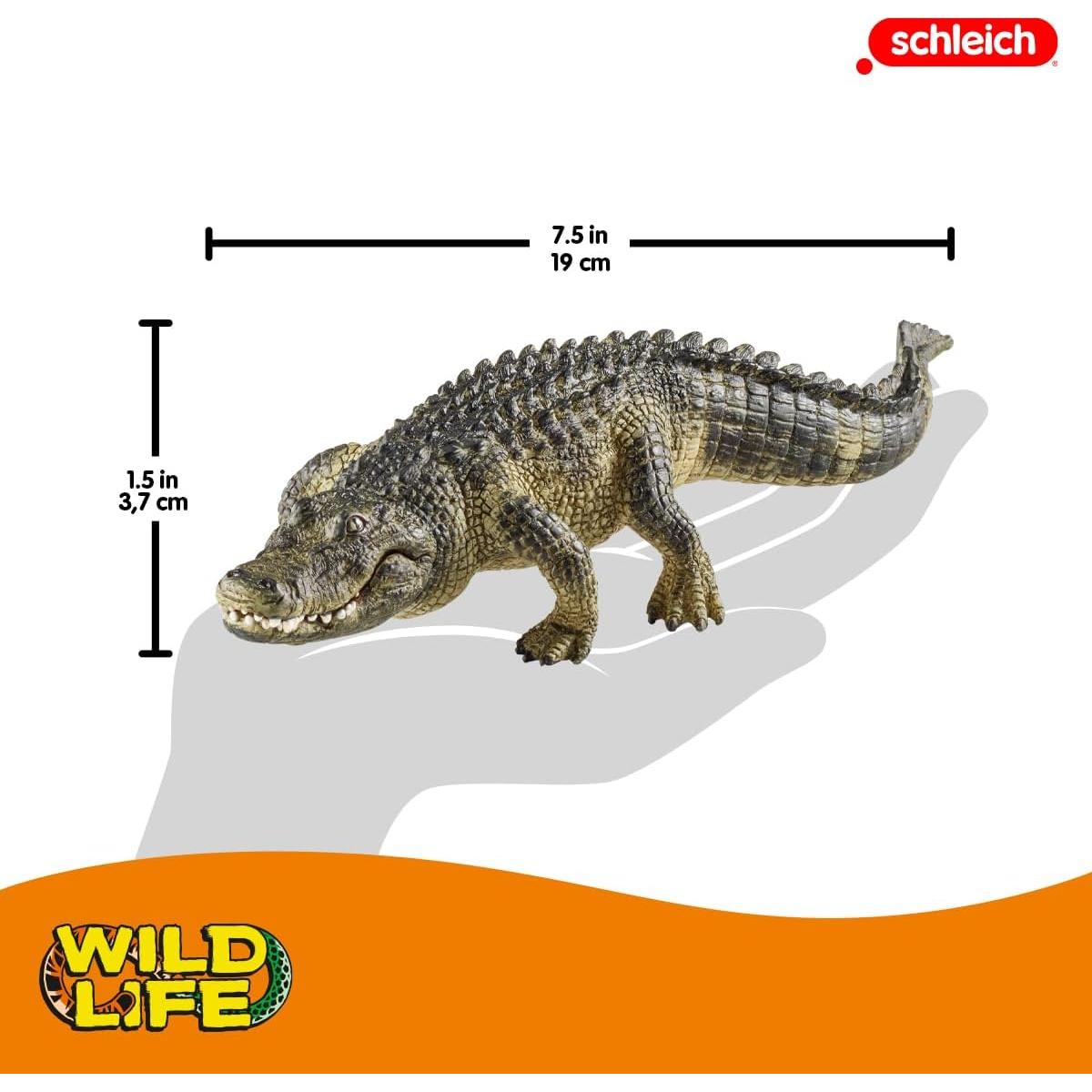 Cocodrilo Realista Schleich 19x19x3.8cm Juguete Educativo