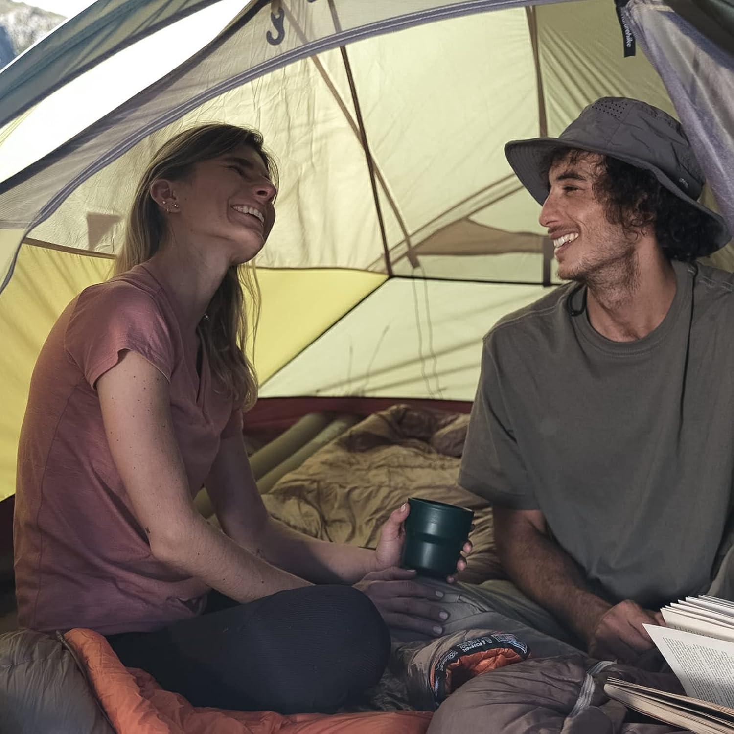 Tienda de Camping Naturehike Cloud-Up 3 Personas Impermeable