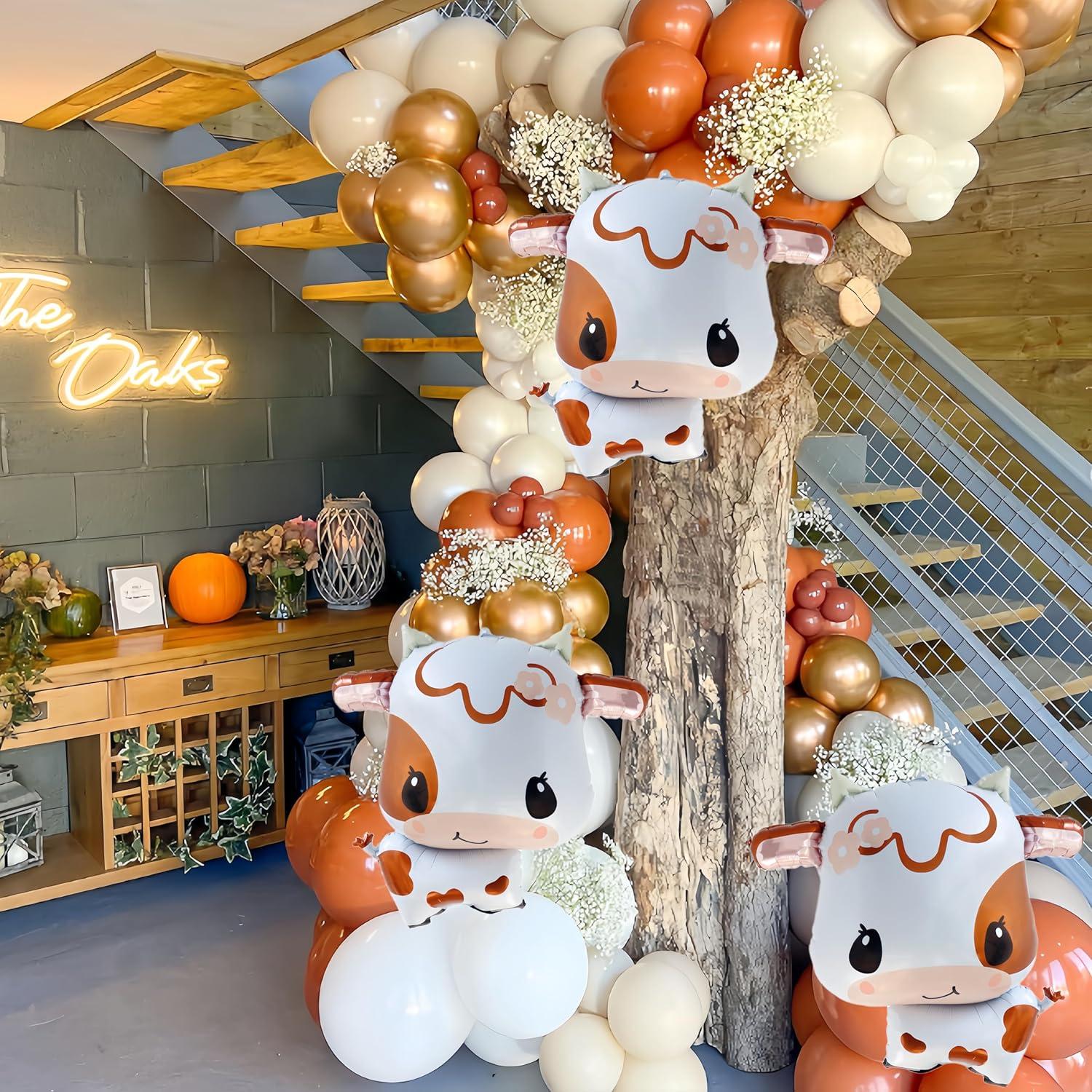 Set de 3 Globos Mylar de Vaca CYMYLAR para Fiesta