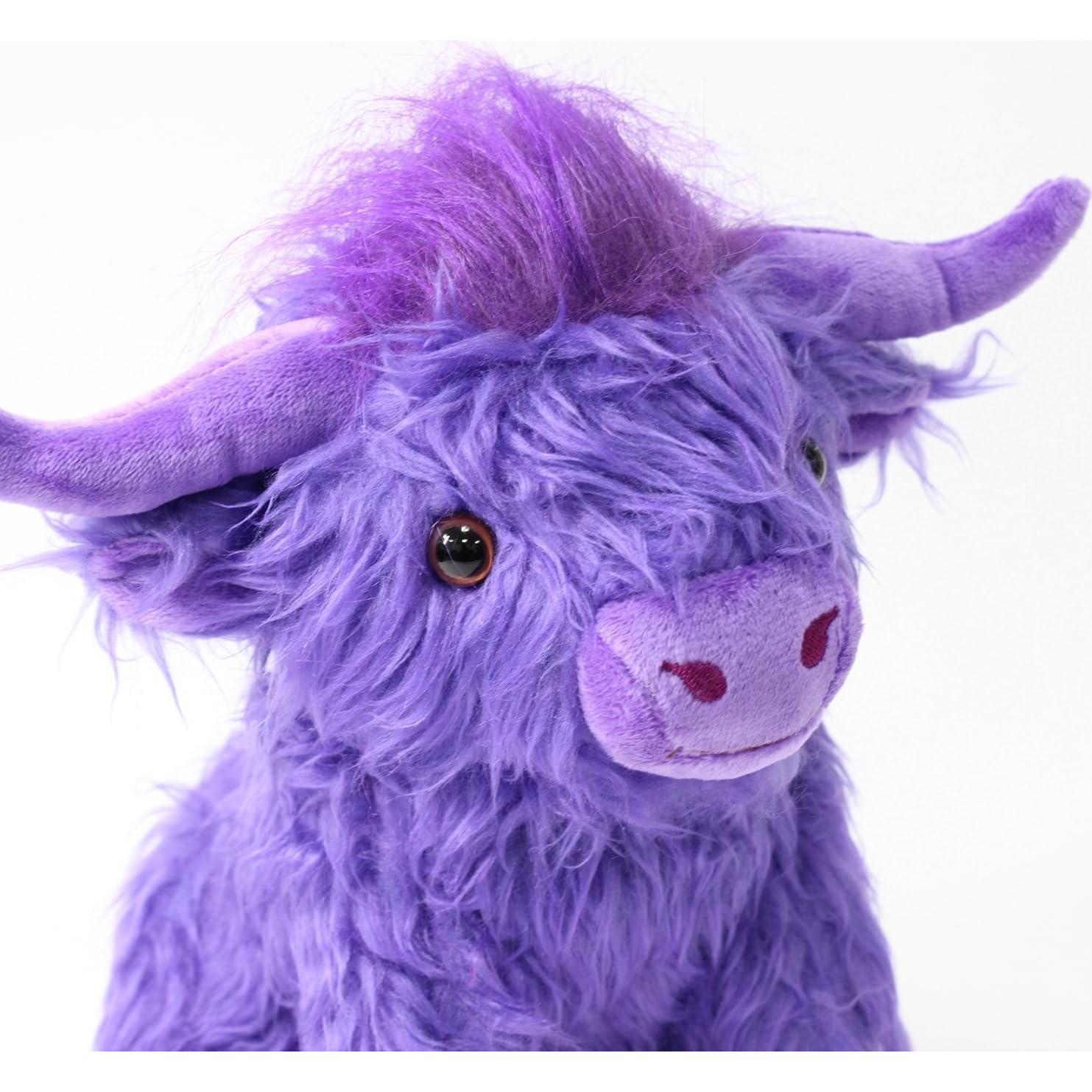 Juguete de Peluche Vaca de las Tierras Altas WinAdiGoo 25 cm