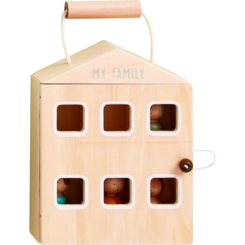 Juego de Casa de Madera Mud Pie Kids 7 Piezas Unisex