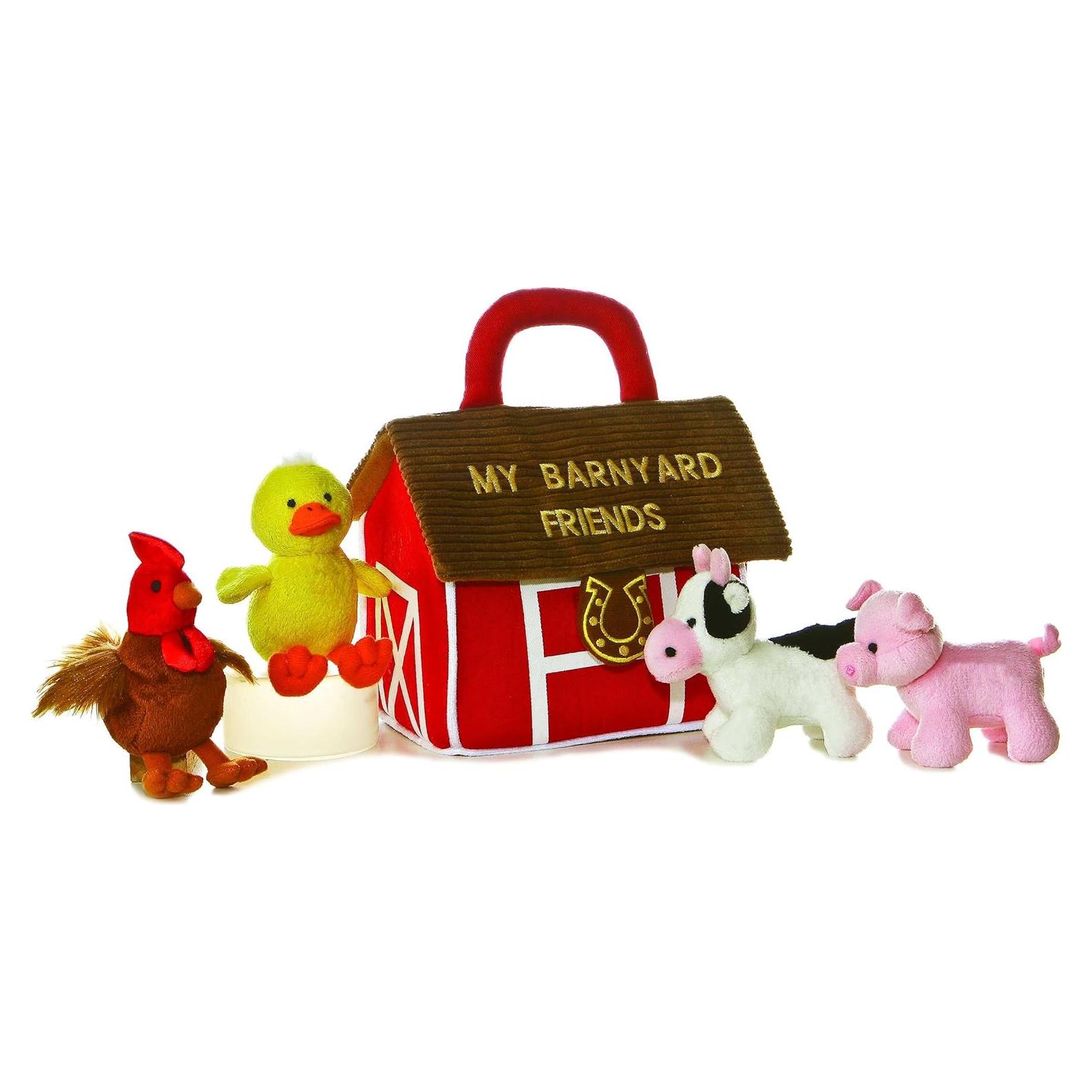 Peluche Aurora Mis Amigos de la Granja II 17,78 cm Multicolor