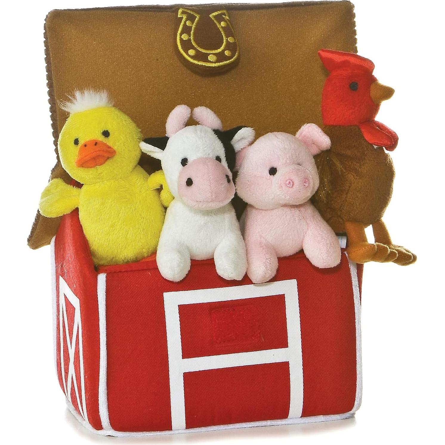 Peluche Aurora Mis Amigos de la Granja II 17,78 cm Multicolor