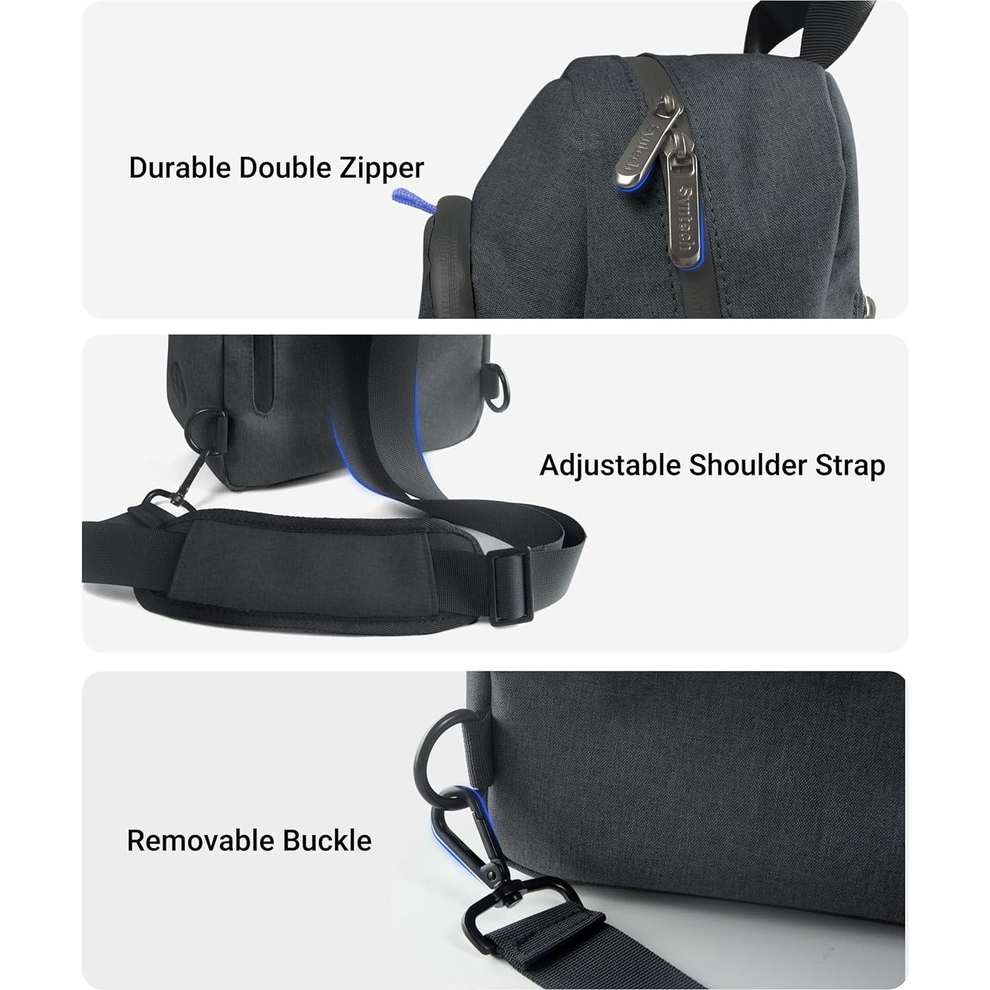 Funda de transporte Syntech para consolas y accesorios negra