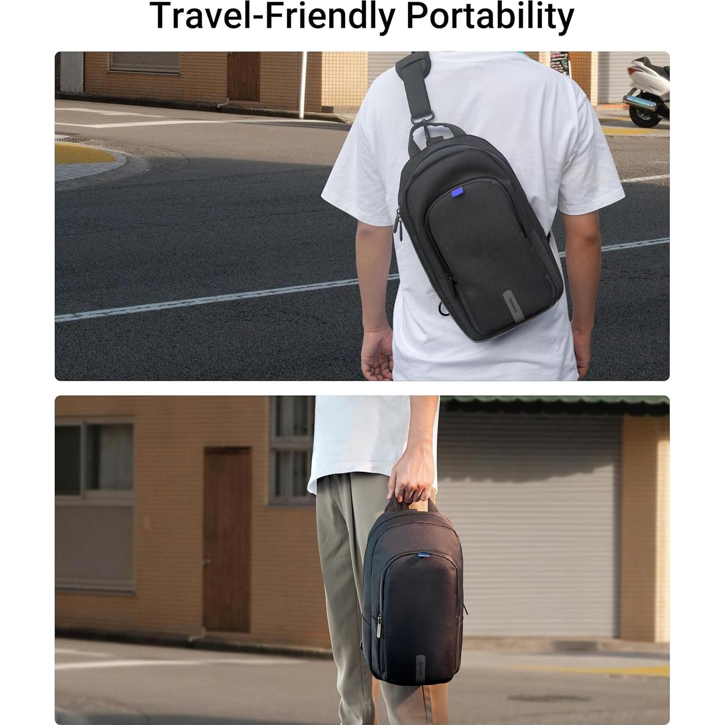 Funda de transporte Syntech para consolas y accesorios negra