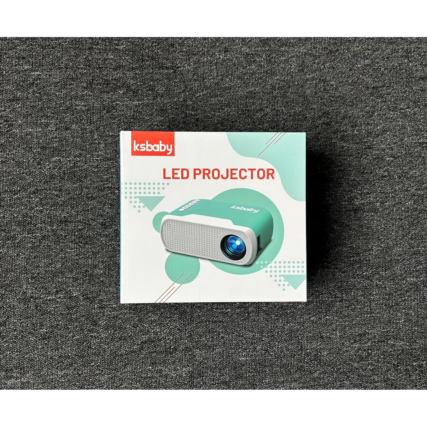Mini Proyector Portátil Ksbaby VF270 WiFi 1080P Verde Menta