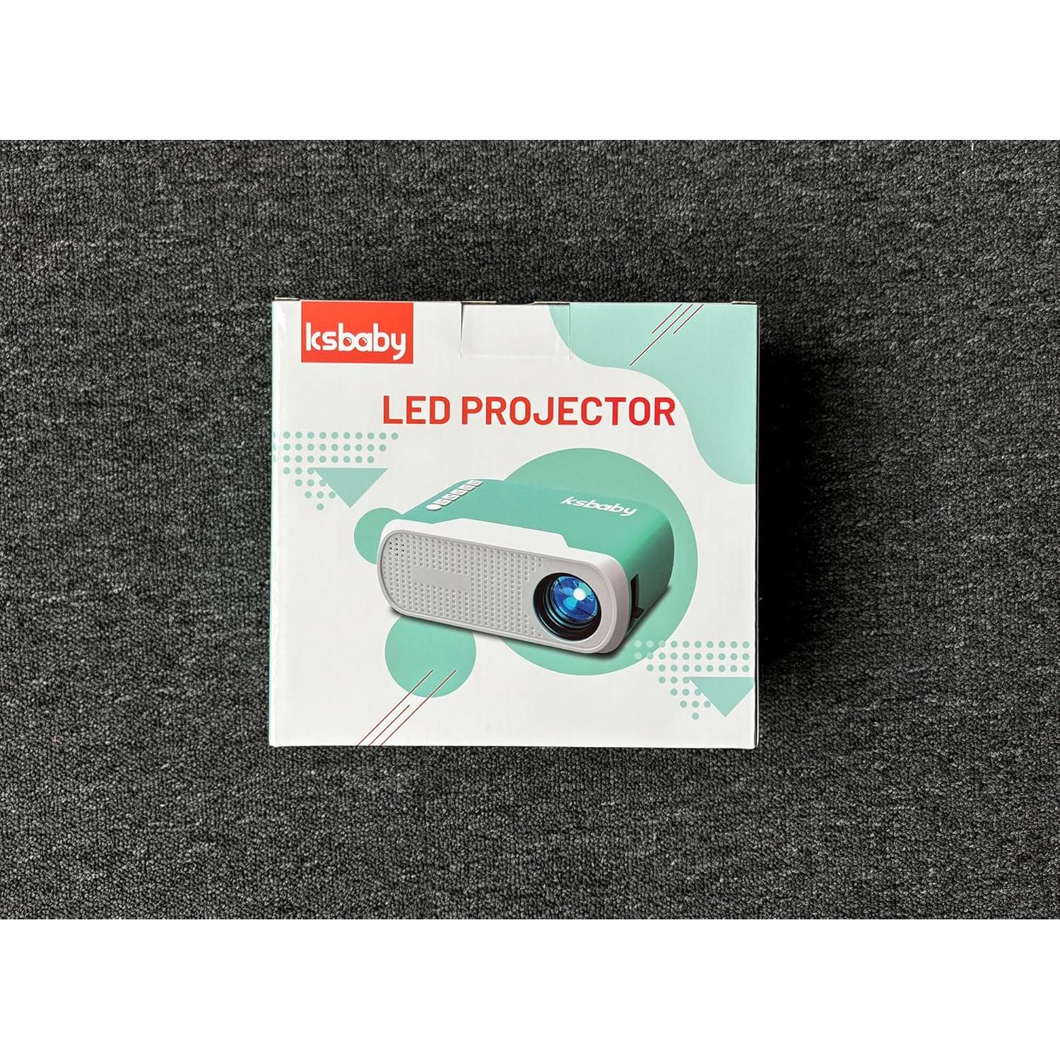 Mini Proyector Portátil Ksbaby VF270 WiFi 1080P Verde Menta
