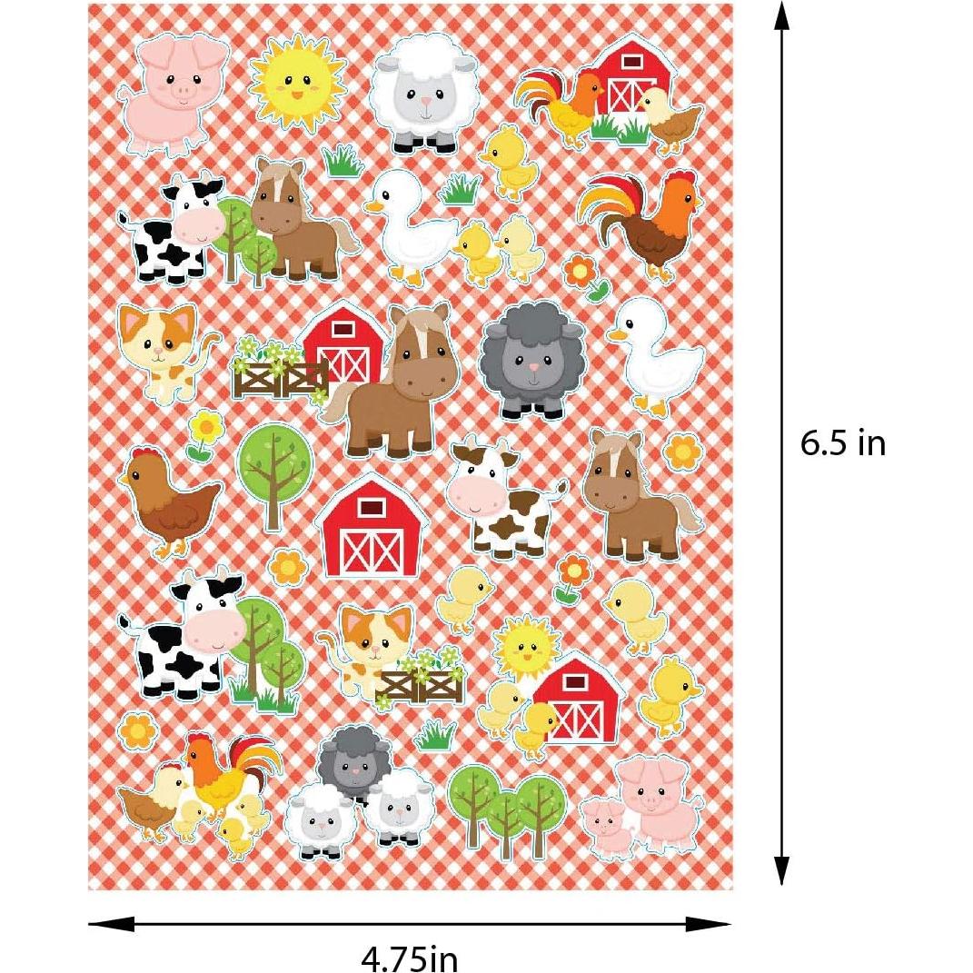 Conjunto de Fiesta de Animales de Granja Tiny Mills 108 pcs