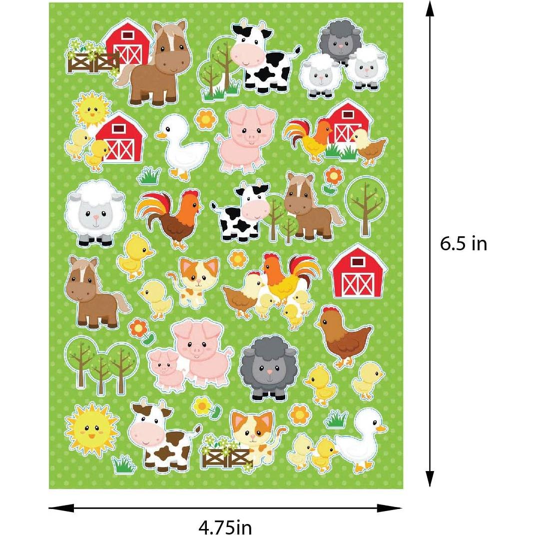 Conjunto de Fiesta de Animales de Granja Tiny Mills 108 pcs