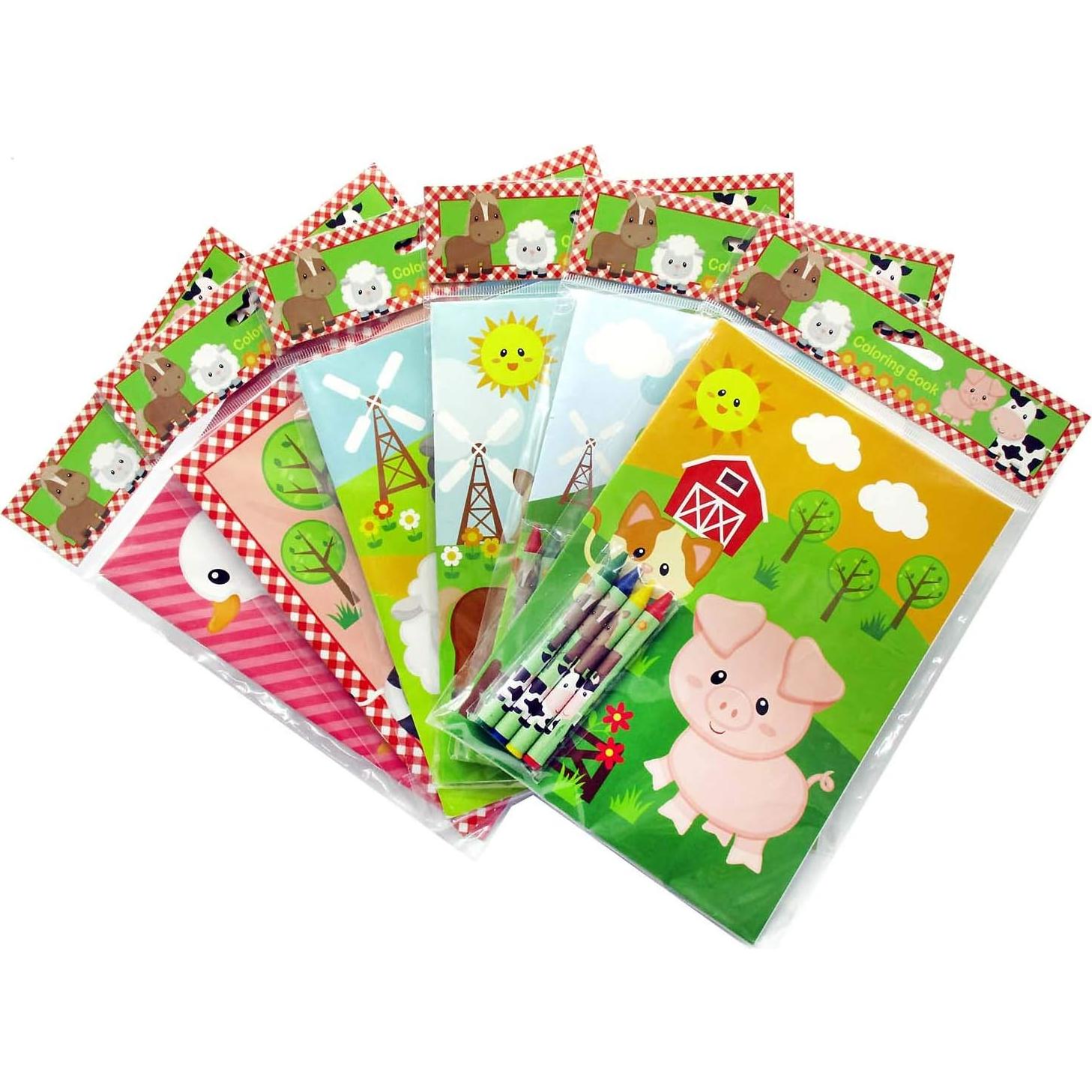 Conjunto de Fiesta de Animales de Granja Tiny Mills 108 pcs