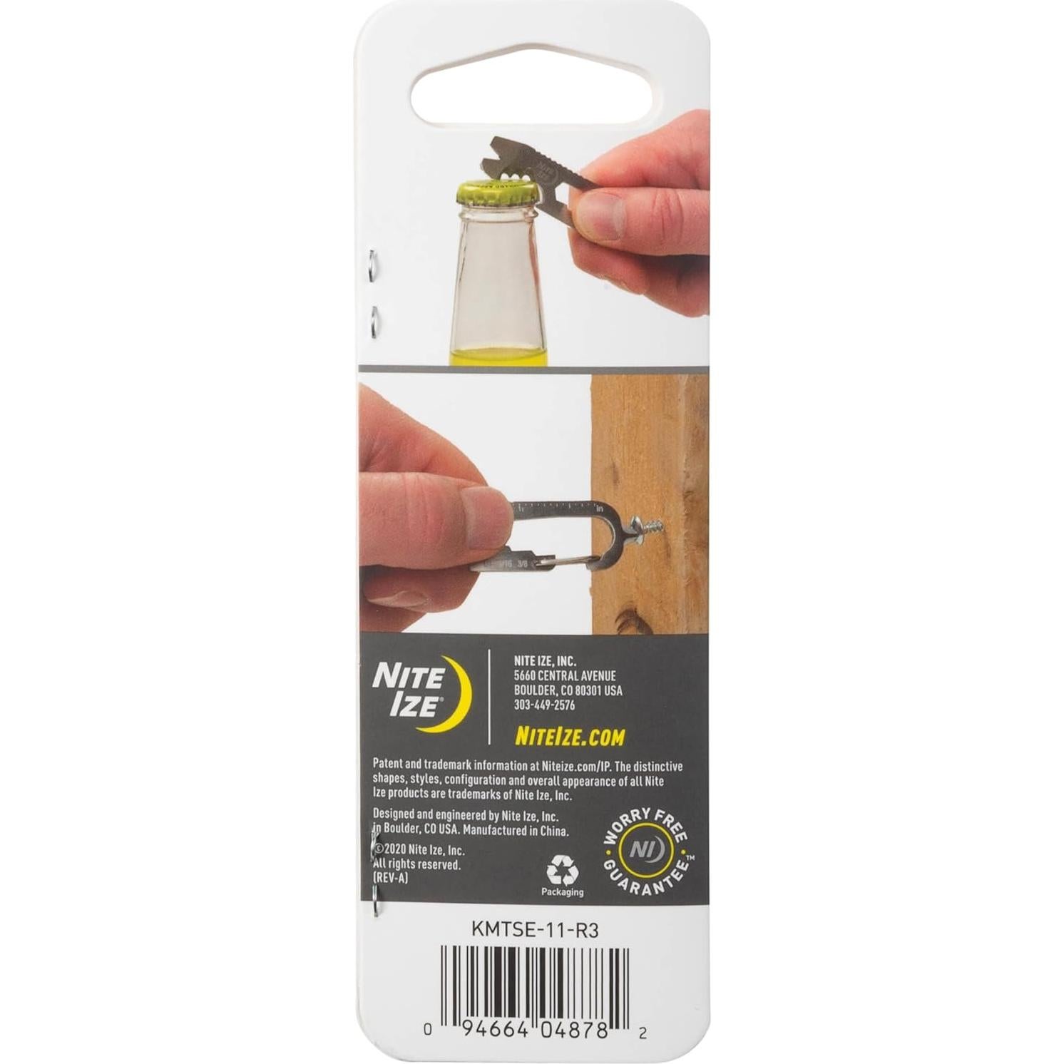 Nite Ize DoohicKey Plus Multi Herramienta 8-en-1 Acero Inoxidable