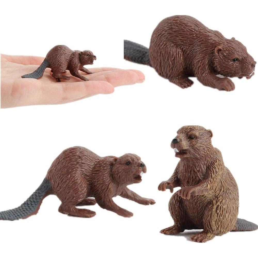 3PCS Figuras de Animales de Safari AUCOOMA Juguetes Educativos