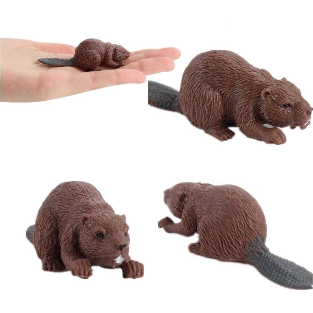 3PCS Figuras de Animales de Safari AUCOOMA Juguetes Educativos