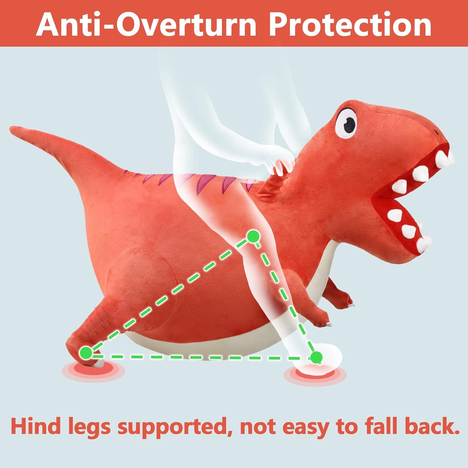 Bouncy Pals T-Rex Inflable para Niños 3 a 6 Años