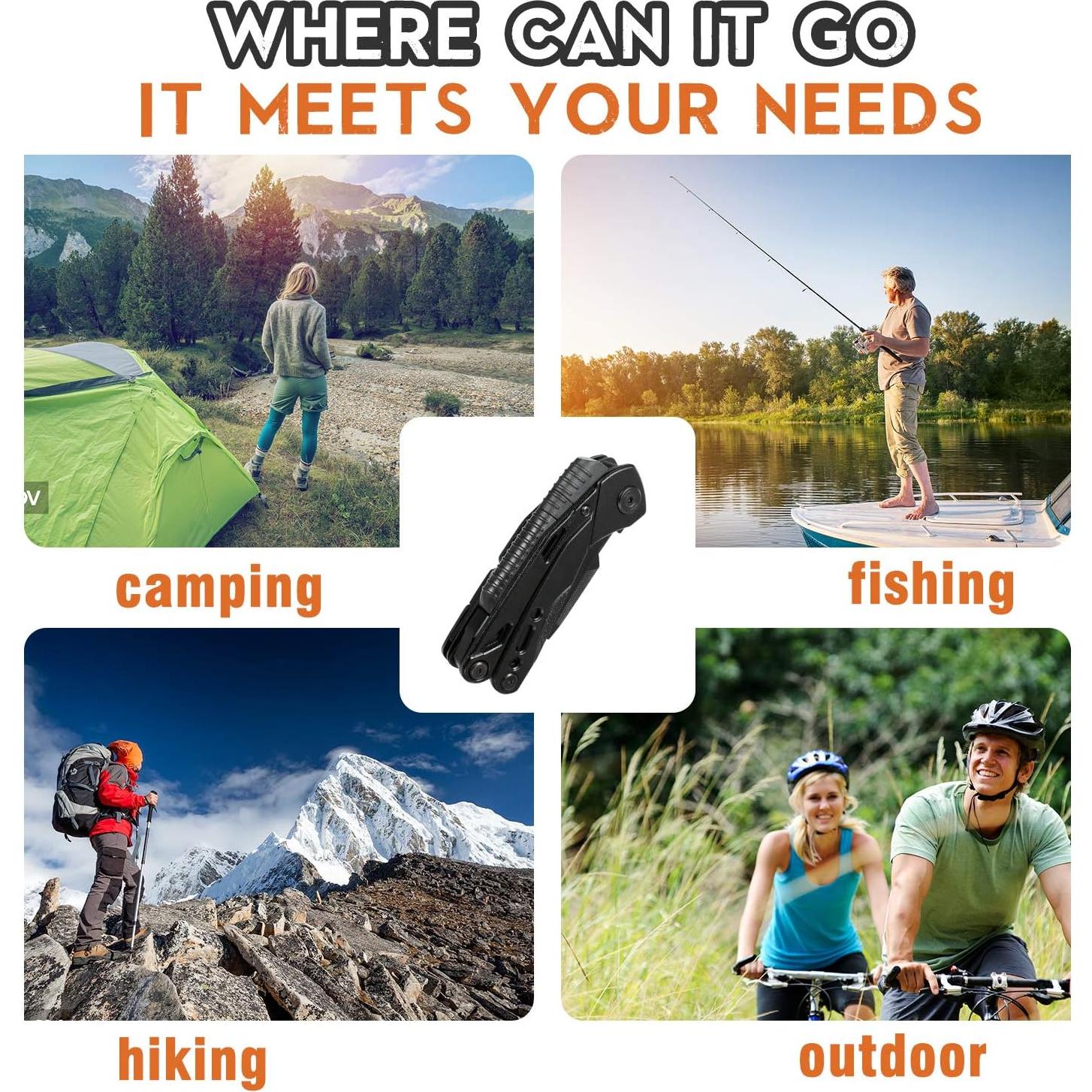 Multiherramienta 15 en 1 ForChic, Alicates y Accesorios