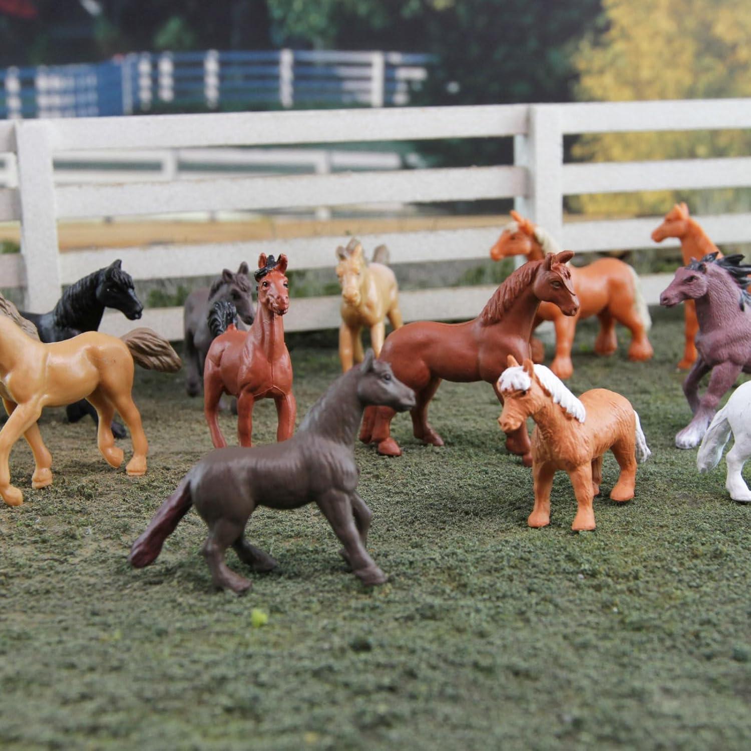 Safari Ltd. Caballos TOOB - 12 Figuras Mini Educativas