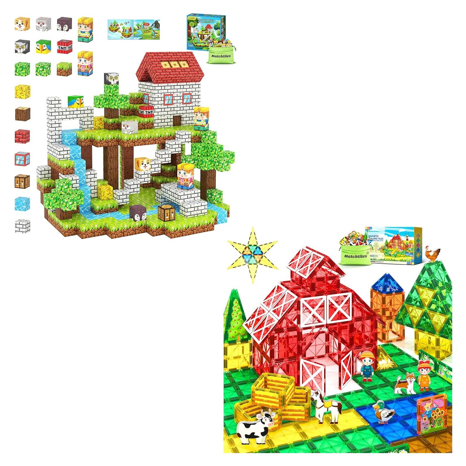 Set de Azulejos Magnéticos de Animales de Granja 44PCS