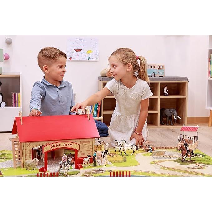 Figurita Caballo de Competición Papo 51561 Pintada a Mano