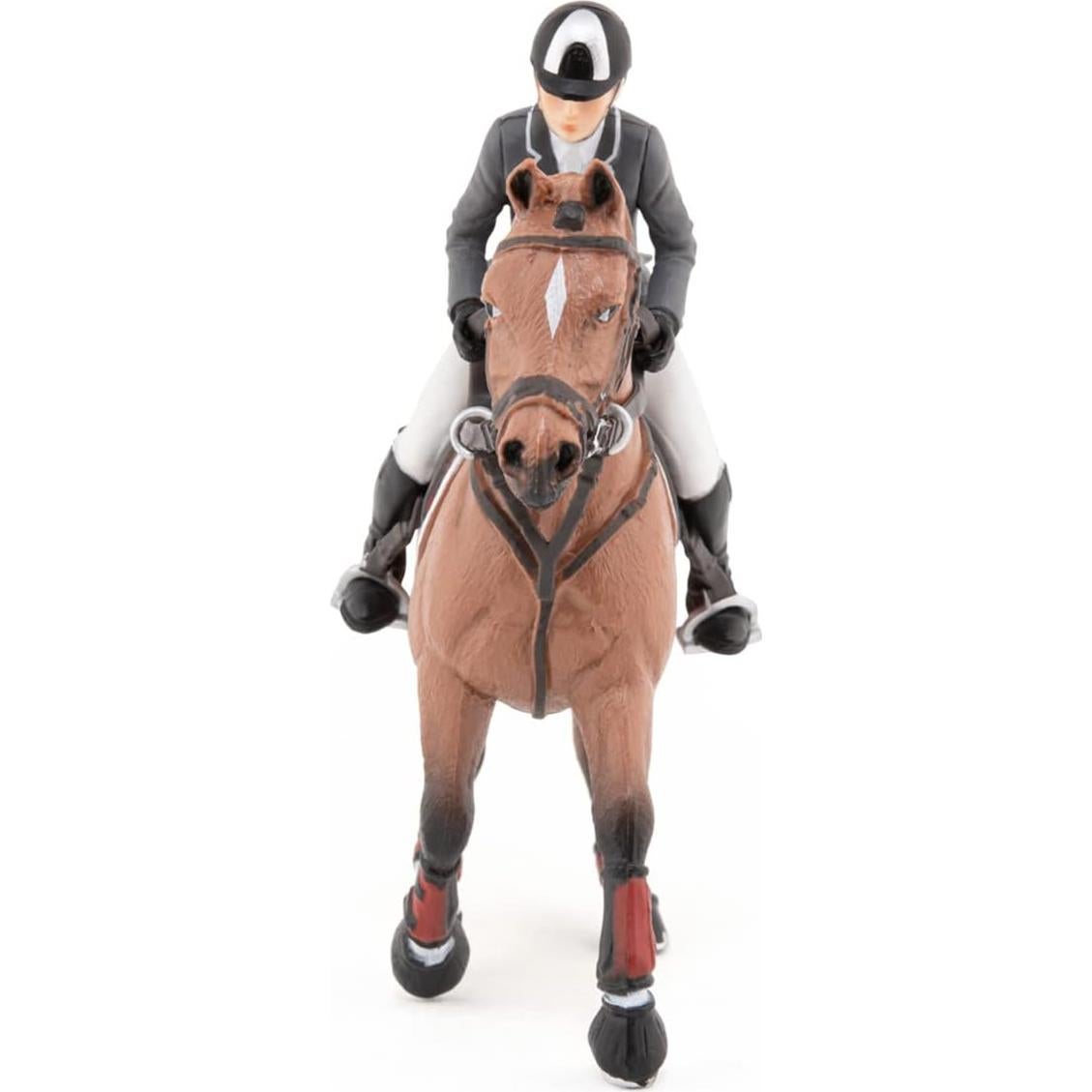 Figurita Caballo de Competición Papo 51561 Pintada a Mano