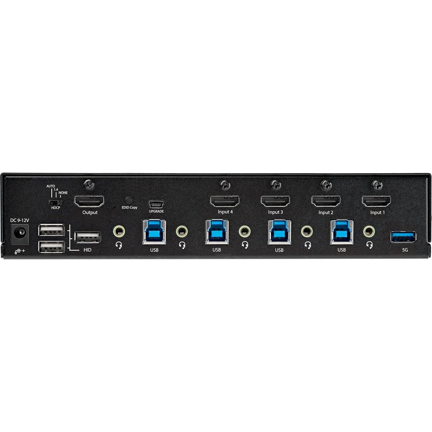 Conmutador KVM HDMI 4 Puertos StarTech 4K 60Hz USB 3.0