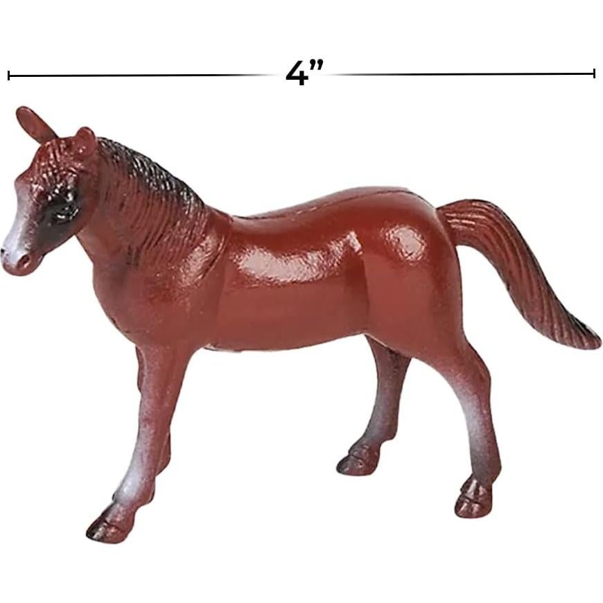 Figuras de Caballos de Plástico Oasis Supply 12 Piezas