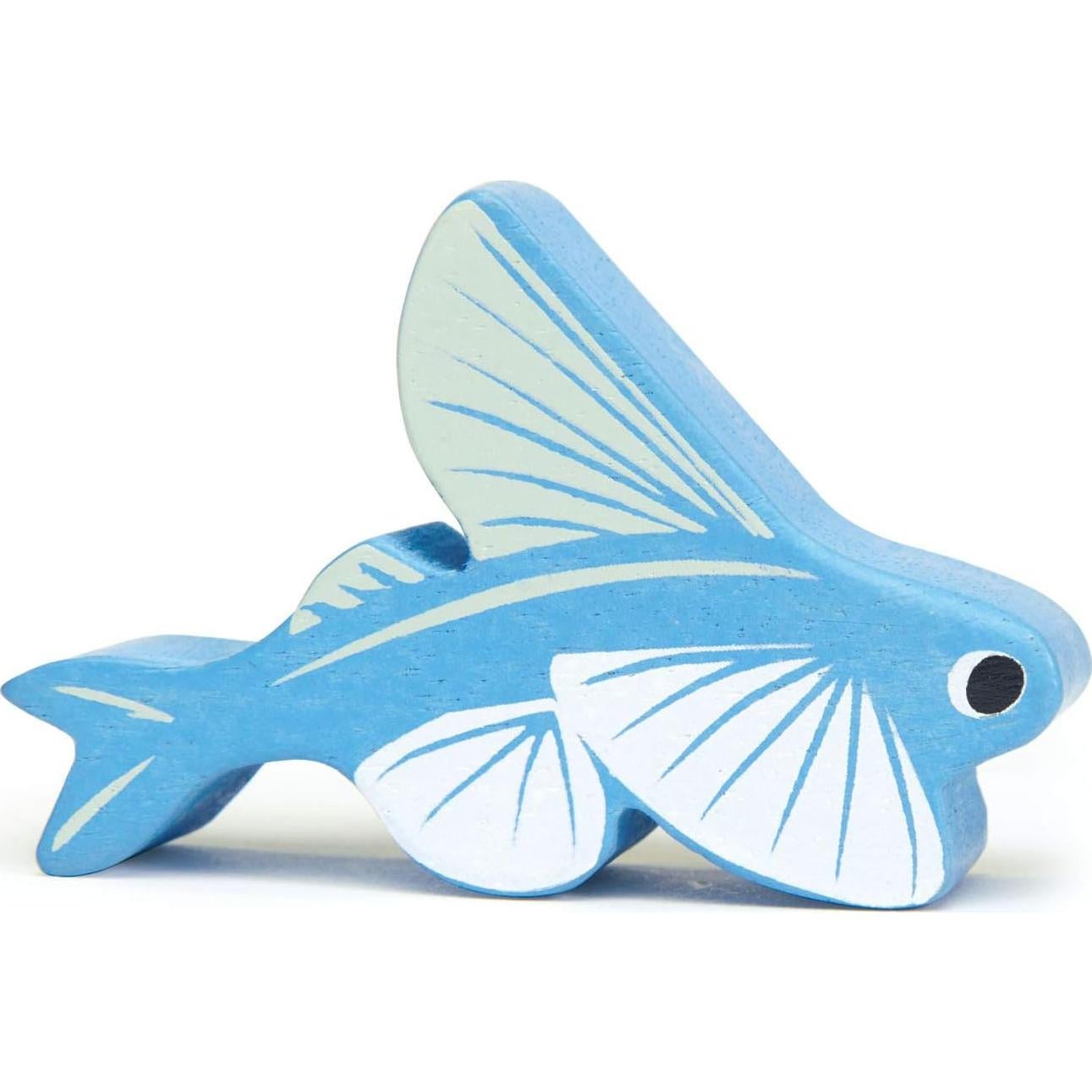 Tender Leaf Toys Coastal Creatures – 8 Wooden Ocean Animal Figurines with a Display Shelf - Classic Toy for Pretend Play – Develops Creative & Imaginative Skills – Learning Role Play – Ages 3+ Years