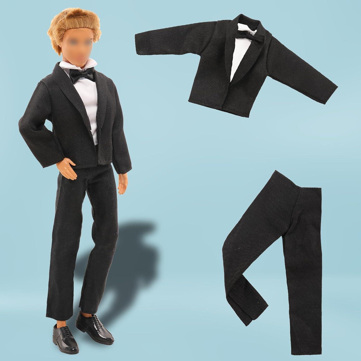 Miunana Muñeco Niño Traje Formal 3 Conjuntos 12 PCS