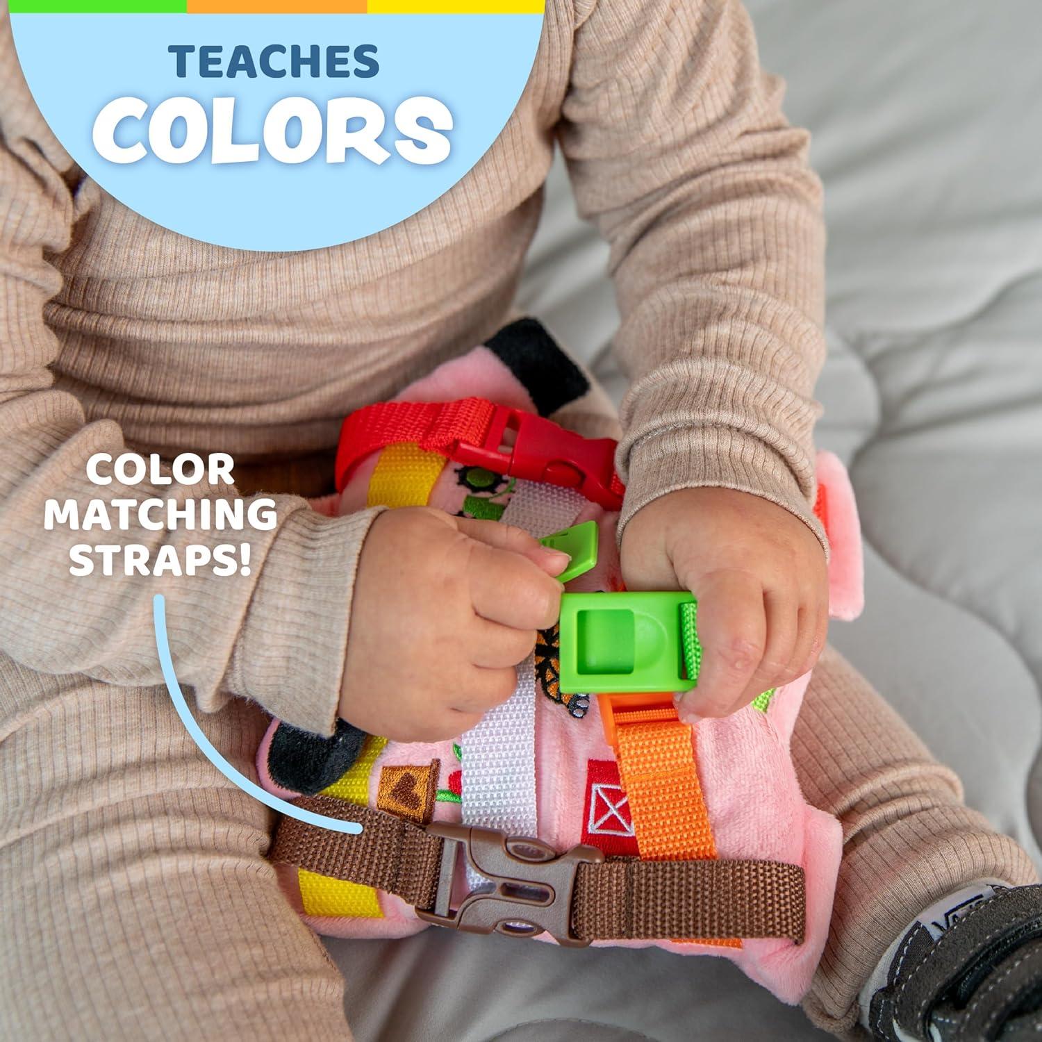 Buckle Toys Cerdo Boink Juguete Sensorial para Niños