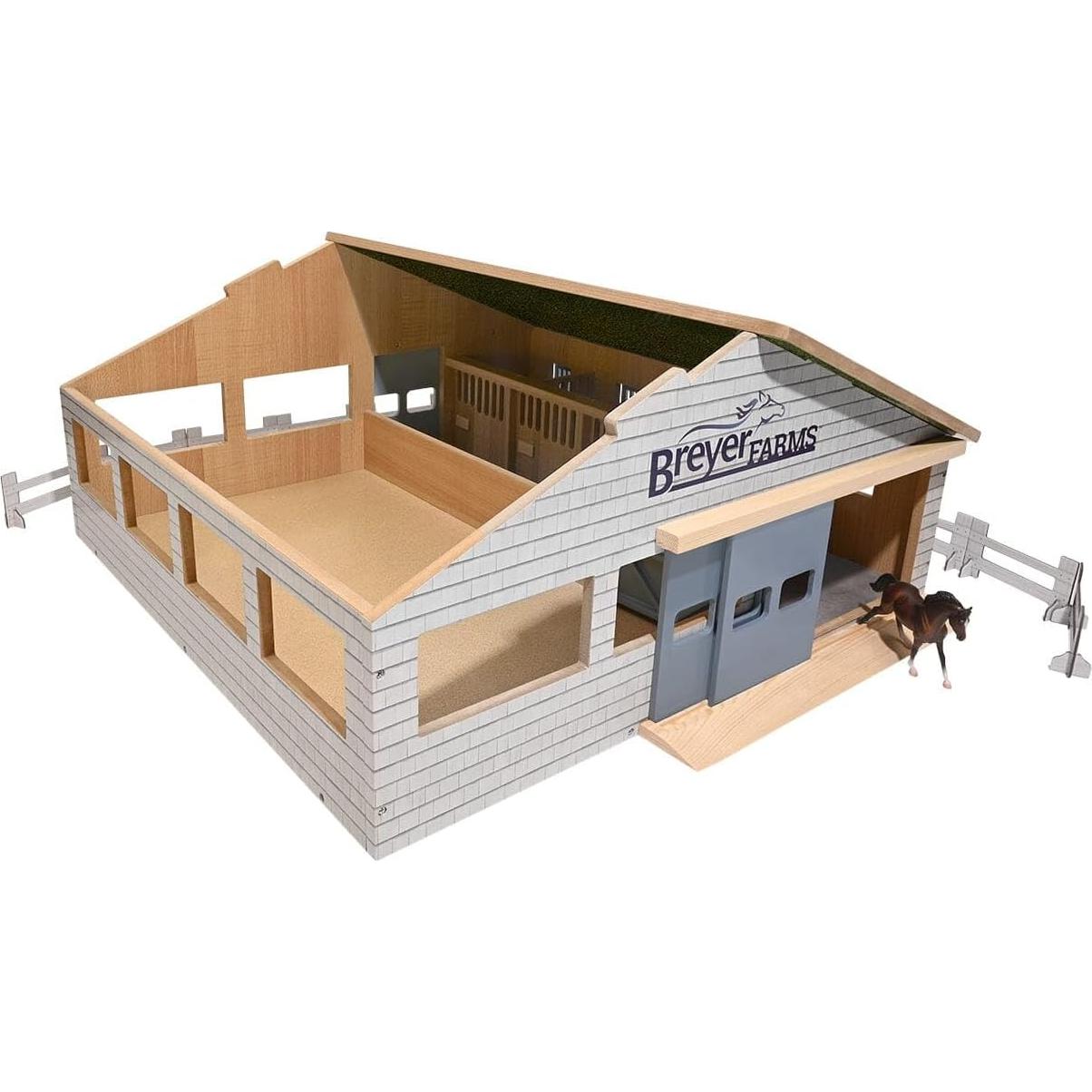 Establo Arena Deluxe Breyer Horses 24 Piezas 61.6x55.9 cm