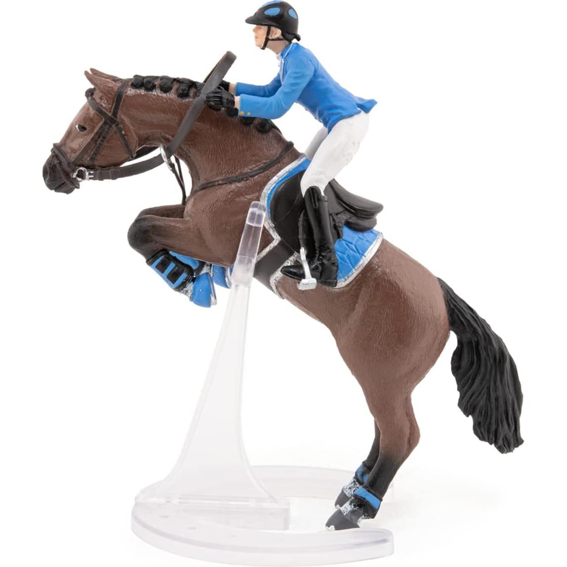 Papo - Caballo Saltador con Niña - Juguete Educativo 3 Años